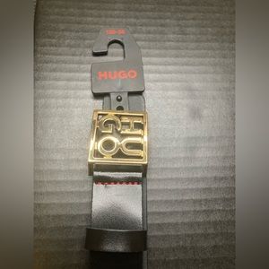 COPY - HUGO BY HUGO BOSS
Men's Leather Logo Belt (Size: 38)